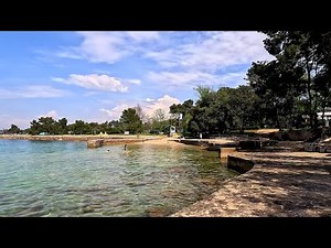 Strandpromenade / Strand beim Hotel Park Plava Laguna und Marea Suites Valamar / Poreč Kroatien