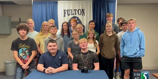 Fulton High School helps TV5 wake up mid Michigan