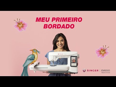 EM9305 Embroidery Machine - STEP 04 - My First Embroidery!