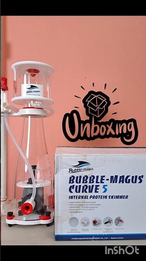 Bubble magus curve 5 protein skimmer unboxing . #aqaurium, # #reeftank #marineaquarium