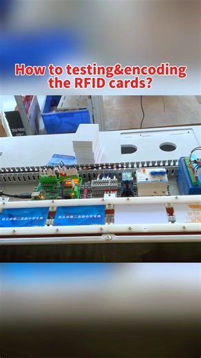 Fully automated smart card testing and issuance equipment. #machine #rfid #smartcard #businesscards