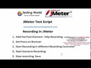 JMeter : How to do Recording in JMeter 5 version