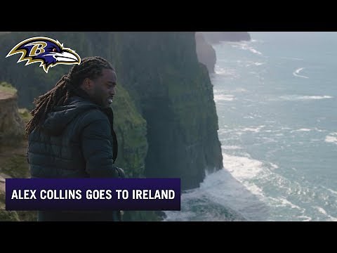 RB Alex Collins Dances Through Ireland | Baltimore Ravens