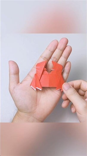 Origami Crab / 力二の折り紙 / How To Make Paper Crab #origami #papercraft