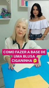 COMO FAZER A BASE DE UMA BLUSA CIGANINHA 🤔💯🔥✅ | Modelagem Nova Era - Curso de Corte e Modelagem para Costura