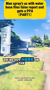 40K views · 397 reactions | Man sprays us with water hose files false report and gets a PPA (PART1) #WaterHoseAttack #FalseReport #CopWatch | Unsolved Mysteries Fans | Facebook