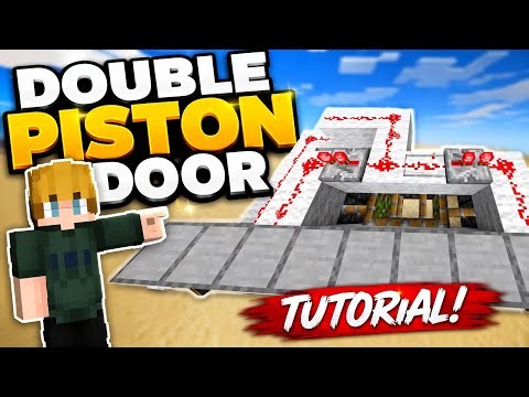 Willi Wednesday: How to Build a DOUBLE PISTON DOOR in Minecraft!