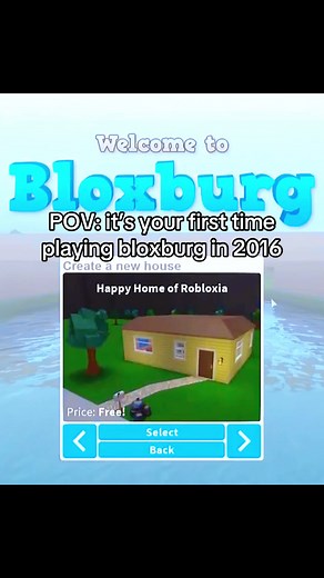 Recuerdos de Bloxburg: Tu primera vez en 2016