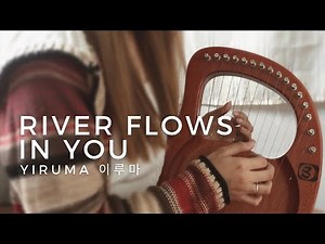 【W/ TABS】RIVER FLOWS IN YOU - Yiruma 이루마 | Lyre Harp by Janine faye