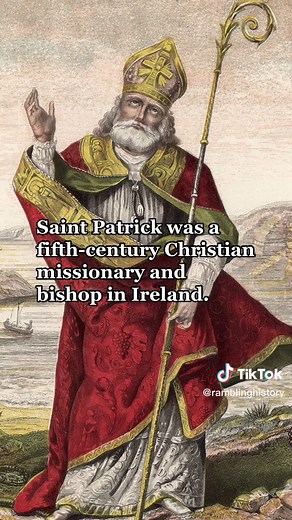 Who was Saint Patrick? ✝️ Saint Patrick was a fifth-century Christian missionary and bishop in Ireland. At the age of sixteen, Patrick was captured by Irish sea raiders from his home in western Britain and taken as a slave to Ireland. He would later escape and make his way home, before returning as a cleric to spread the Christian faith (and drive out a snake or two…). Playing a key role in spreading Christianity in Ireland, he is now referred to as the