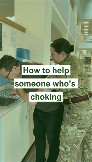 15K views · 114 reactions | The 3rd episode in our series of Life Saving First Aid Tips.. Today we're showing you how to help somebody who's choking #armycadetsuk #firstaid #choking #lifesavingtips | Army Cadets UK | Facebook