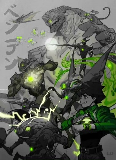 Ben 10 Alien Force opening (art by: LeonardoVincent)