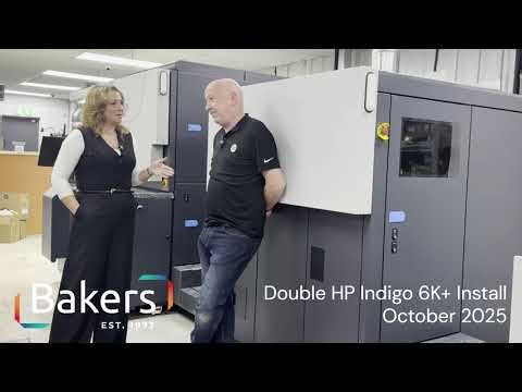 HP Indigo 6k+ install at Baker Labels with timelapse