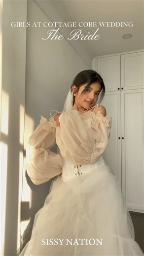 Sissy Nation on Instagram: "From Bridesmaid to Bride. Pick your favorite dress from our all time favorite items #coquette #cottagecore #princess #bride #vayxinh"