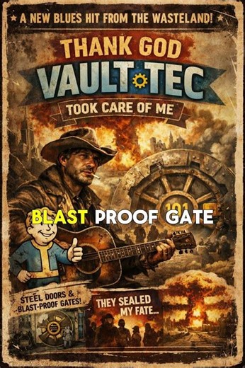 Rad Scorp - New Vault (art) #blues #rock #fallout #newmusic