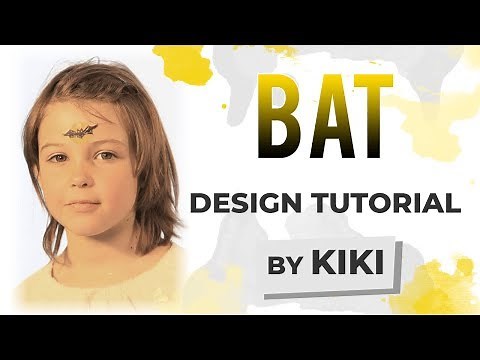 Bat Face Paint Tutorial