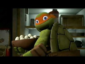 TMNT 2012 - April sends a Text Shes getting attacked by a old lady