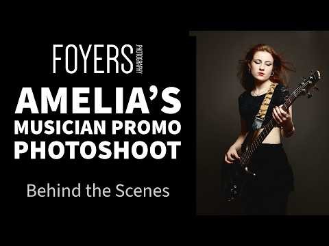 Behind the Scenes: Amelia’s Musician Promo Photoshoot (Bentwaters Studio)