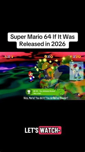 Super Mario 64 If It Released Today 🗣️🎙️ #supermario _#mario