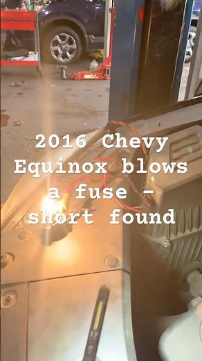 2016 Chevrolet Equinox blows climate control fuse test set up #chevyequinox #chevycolorado #chevy
