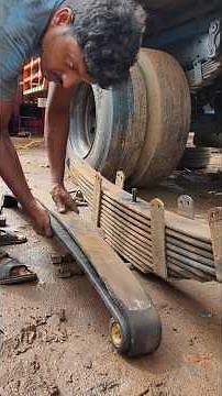 Leaf Springs Installation Tools #leafspringworking #shorts #ytshorts #shortsfeed #santoshpattimistry