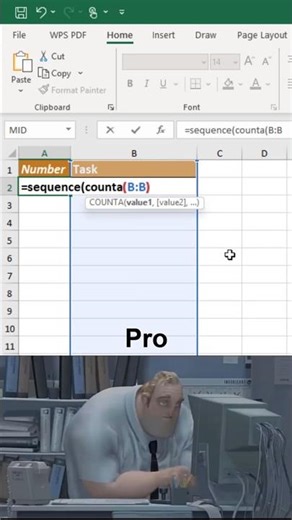 How to do auto numbering in excel 😊☺️ #excel #computereducation #auto #numbers