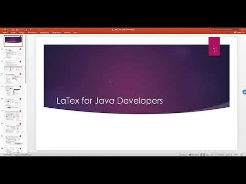 LaTeX for Java Developers -- Part1: Introduction to Latex