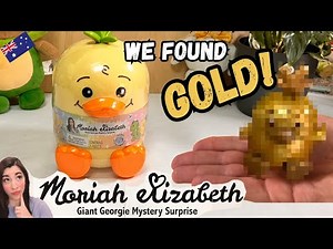 RARE GOLD GEORGIE FOUND! Moriah Elizabeth Giant Georgie Mystery Surprise Unboxing and Aussie Review