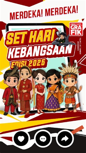 32 reactions | KOLEKSI BAHAN HARI MERDEKA #SHK25 Dapatkan info di : https://cikgugrafik.my/order/form/shk25/2 | Cikgugrafik.com | Facebook