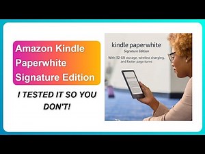 REVIEW (2026): Amazon Kindle Paperwhite Signature Edition | I TESTED IT SO YOU DONT!