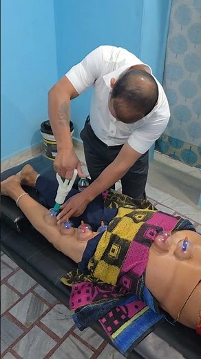 Sciatic pain treatment for cupping therapy