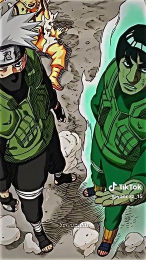 Epic Naruto Moments Featuring Kakashi and Might Guy