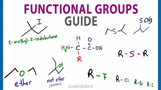 Organic Chemistry Functional Groups Guide   Cheat Sheet