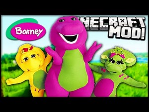 BARNEY MOD - Barney e seus amigos! - Minecraft Barney mod Review