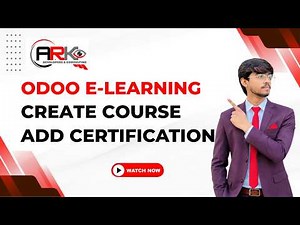 Odoo eLearning Tutorial: Create Course & Add Certification
