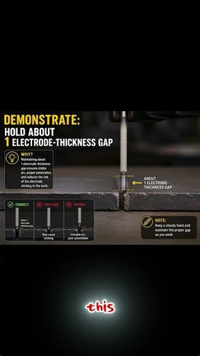 Why your electrode keeps sticking (it’s NOT your hand!) #smaw #beginnerwelder #welding #arcwelding