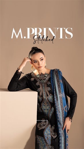 MARIA.B. on Instagram: "Stitched Mprints Winter'25 | Live Now A symphony of rich prints and delicate embroidery, stitched to perfection. Exclusively Available Online #Mariabofficial #mprints25 #mprintsbymariab"