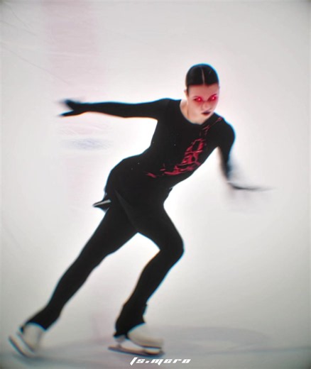 She still has the same hunger 🥈 | Alexandra Trusova Stranger things edit | scp: nastia lola cc: lola #figureskating #alexandratrusova #olympics #iceskating #edit