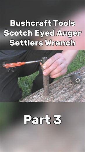 DIY Scotch eyed Auger. Birch Sap. Maple Syrup Settlers Wrench. Bushcraft Tools. Hand Made Tool. Augers Wood. Part 3 bushcraft bushcrafttools hikinggear auger woodtools | Add Forging