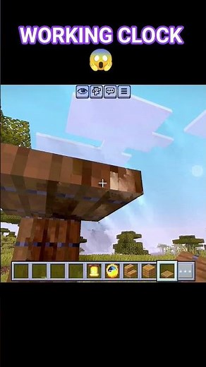 How to make a working clock in Minecraft |💥☑️#shorts #minecraft #minecraftshorts