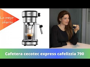 Cafetera cecotec express cafelizzia 790 Steel Pro. Conducto de agua separado para Infusiones.