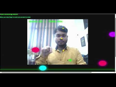 Hand Gesture Gun Game | Python | Computer Vision | Project | Flask