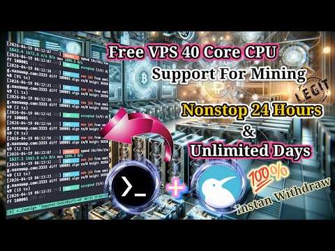 Cara Mining BTC 2026 Via VPS Gratis - Masa Aktif Seumur Hidup & 24 Jam Nonstop