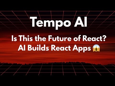 This AI Tool Builds React Apps 10x Faster 🤯 | Tempo AI