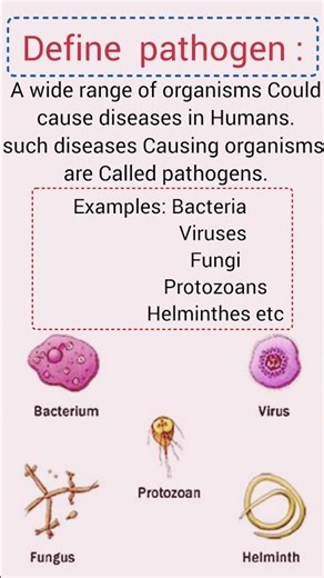 pathogen definition and examples/#500subs /#biology /#ytshorts