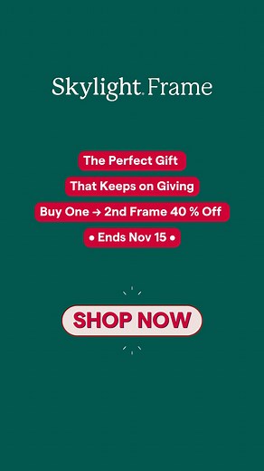 79K views · 20 reactions | From our incredibly simple set-up to our intuitive touchscreen display, it’s easy to see why Skylight Frames are #1. | Skylight | Facebook