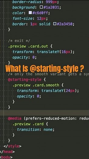 Fix Jarring First-Paint Animation Pop #shorts #css #ui