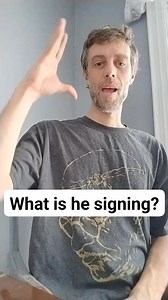 What is he signing? What is he finger spelling? #asl #signlanguage #signlanguageinterpreter #signlanguagelearning #americansignlanguage #do #sign #in #sign #how #to #say #signlanguage #language #words #american #for #beginners . . . . . . . . .when you know the alphabet you can learn new signs with my posts, I have play lists on here with thousands of videos . . . . . . The sign is "outside" | Thomas Boyce Clark