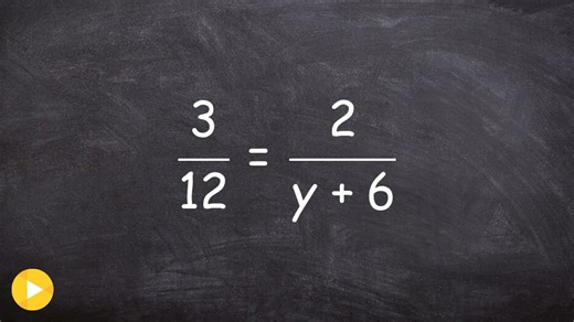 Solving a proportion using distributive property