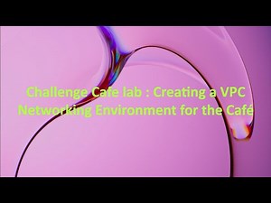 Module 7 Challenge Cafe lab: Creating a VPC Networking Environment for the Café Latest #aws